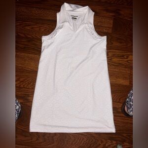 Lilly Pulitzer White Eyelet Polo girls 12/14